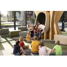 Marketing images for the launch of Ipswich Children's Library, 2021