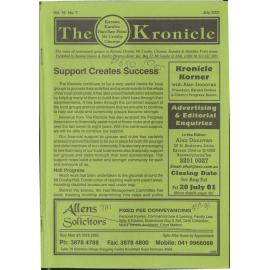 The Kronicle, Vol. 16 No. 7, July 2001