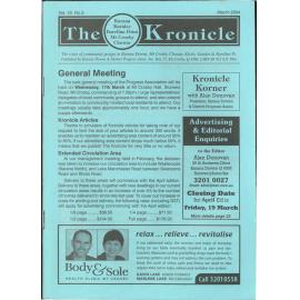 The Kronicle, Vol. 19 No. 3, March 2004