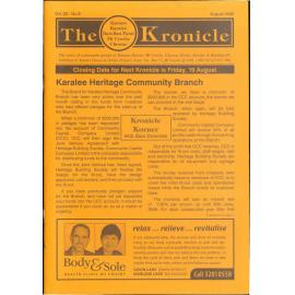 The Kronicle, Vol. 20 No. 8, August 2005