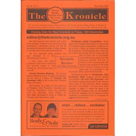 The Kronicle, Vol. 20 No. 11, November 2005