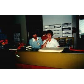 Hospital administrative staff and nurses, Ipswich Hospital, Ipswich, c.1990