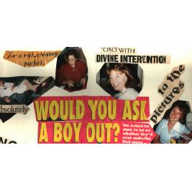 MIDWIFERY Scrapbook 1991 TO 1998, comic collages of staff c1994 