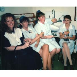MIDWIFERY Scrapbook 1991 TO 1998, midwifery staff, c1994