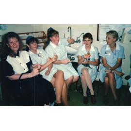 MIDWIFERY Scrapbook 1991 TO 1998, midwifery staff c1994.
