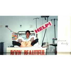 MIDWIFERY Scrapbook 1991 TO 1998, midwifery staff with birthing dummy,1993
