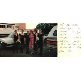 MIDWIFERY Scrapbook 1991 TO 1998, SMs Janine Williams, Max Field, Judy ?, Clare Bunton,? Doolan, and Robyn ?. 1993