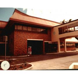 RECONSTRUCTION of the 80s:  vehicle entrance 1985