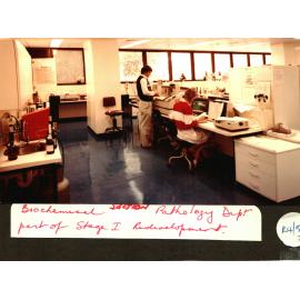 Stage 1 Redevelopment 1984, Pathology Biomedical Dept, 1984