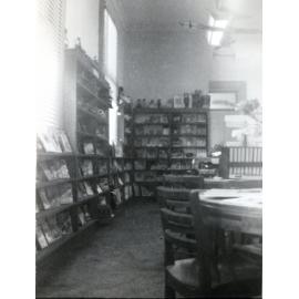 Ipswich Municipal Library, when located on the corner of Brisbane and Nicholas Streets, Ipswich, 1960s