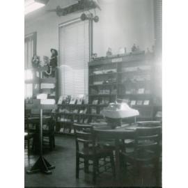 Ipswich Municipal Library, when located on the corner of Brisbane and Nicholas Streets, Ipswich, 1960s