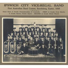 Ipswich City Vice-Regal Band, First Australian Band Contest, Bundaberg, Easter, 1935