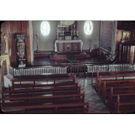 Unidentified church interior, Ipswich area, 1960s