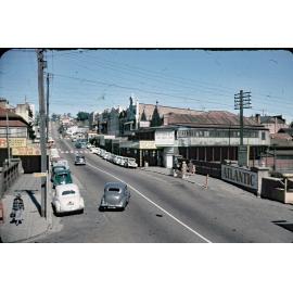 View south along Nicholas Street, taken from T.C. Berine's Department Store, Ipswich, 1960s