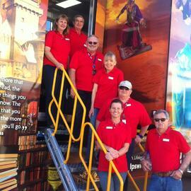 Launch event for the new Ipswich Mobile Library, Workshops Rail Museum, North Ipswich, July 2016