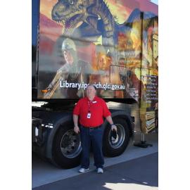 Launch event for the new Ipswich Mobile Library, Workshops Rail Museum, North Ipswich, July 2016