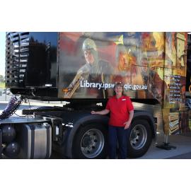 Launch event for the new Ipswich Mobile Library, Workshops Rail Museum, North Ipswich, July 2016