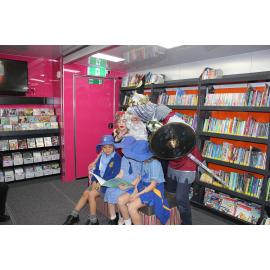 Launch event for the new Ipswich Mobile Library, Workshops Rail Museum, North Ipswich, July 2016