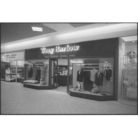 Redbank Plaza Shopping Centre Tony Barlow Formal Hire during the grand opening, Redbank, September 1985