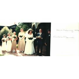 MIDWIFERY Scrapbook 1991 TO 1998, Carlene O'Donnell wedding, 1998