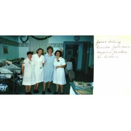 MIDWIFERY Scrapbook 1991 TO 1998, Janet tilling, Brenda Johnston, Kayleen Jordan, Dr. Suthers, c1995
