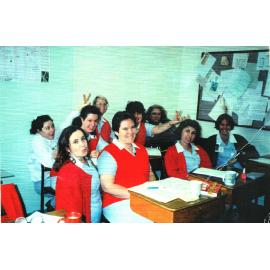 MIDWIFERY Scrapbook 1991 TO 1998 Midwifery Students in classroom c1993