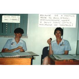 MIDWIFERY Scrapbook 1991 TO 1998 2 unidentified staff 1995