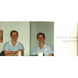 MIDWIFERY Scrapbook 1991 TO 1998  Melinda Parcell, Liz Brunskill, 19.04.1995; 
