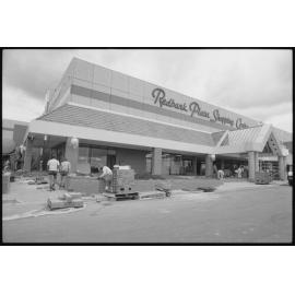Redbank Plaza Shopping Centre under construction, Redbank, August 1985