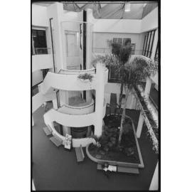 Ipswich City Council Administration Building interior elevator, Ipswich, Queensland, August 1985
