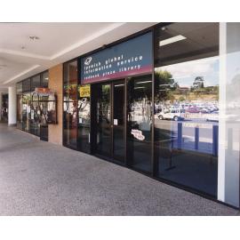 Entry to Redbank Plaza Library, Ipswich Global Information Service, Redbank, 1990s