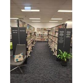 Redbank Plaza Library, prior to renovations, Ipswich, August 2025