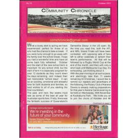The Community Chronicle No. 10 October 2011