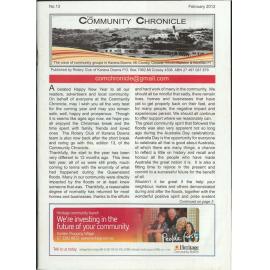The Community Chronicle No. 13 February 2012