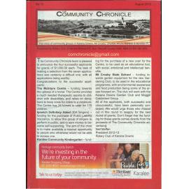 The Community Chronicle No. 19 August 2012