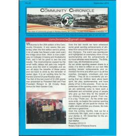 The Community Chronicle No. 20 September 2012