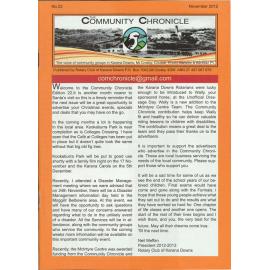 The Community Chronicle No. 22 November 2012