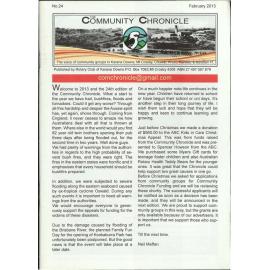 The Community Chronicle No. 24 February 2013