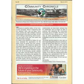 The Community Chronicle No. 25 March 2013