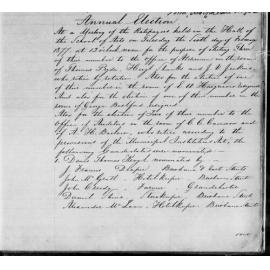 1877 Ipswich Municipal Council Minutes