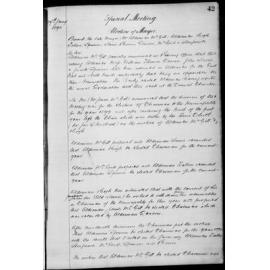 1892 Ipswich Municipal Council Minutes