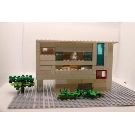 Brickswich version of Springfield Central Library, Springfield, Ipswich, September 2018