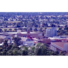 Panoramic view of Ipswich CBD  towards North Ipswich, c.1992