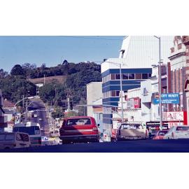 View down Brisbane Street, c.1992