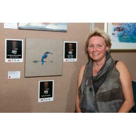 Deb Mostert, winner of Best of Show, Ipswich Art Awards, 2014