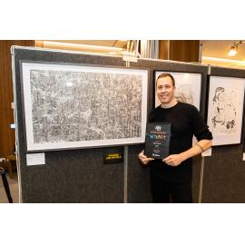 Opening night of the Ipswich Art Awards, 2022