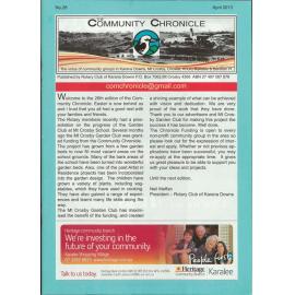 The Community Chronicle No. 26 April 2013