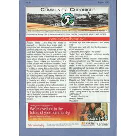 The Community Chronicle No. 30 August 2013