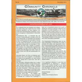 The Community Chronicle No. 33 November 2013