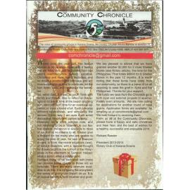 The Community Chronicle No. 34 December 2013